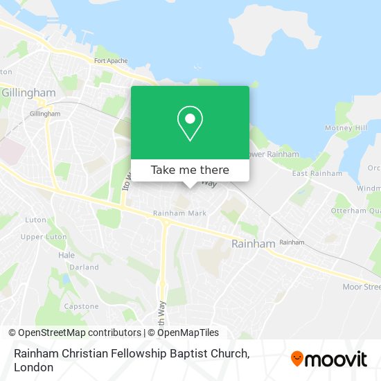Rainham Christian Fellowship Baptist Church map