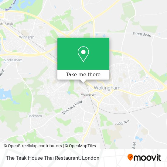 The Teak House Thai Restaurant map