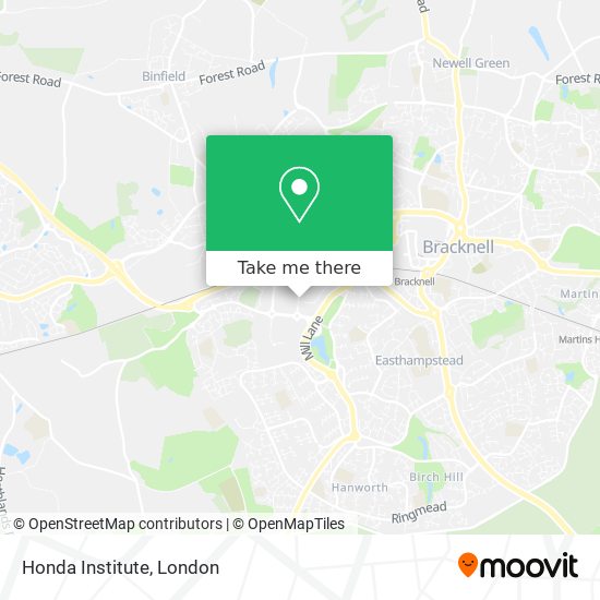 Honda Institute map