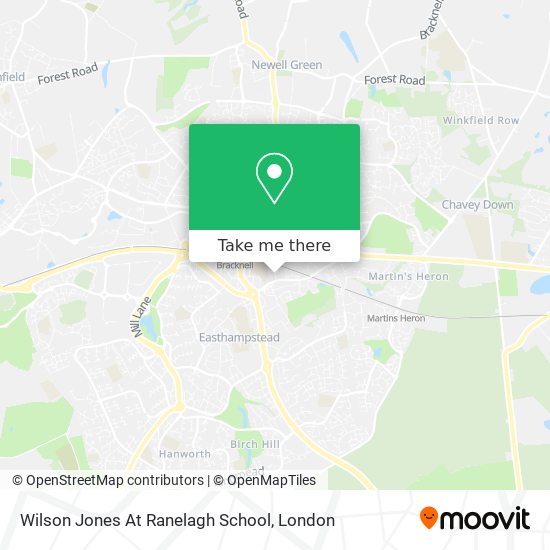Wilson Jones At Ranelagh School map