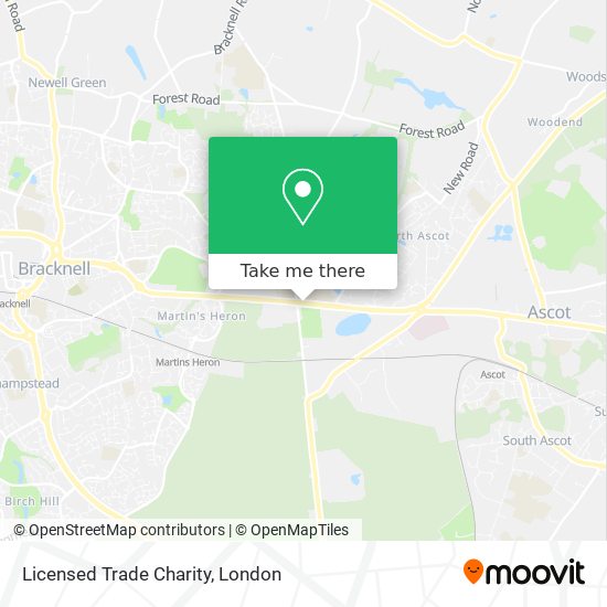 Licensed Trade Charity map