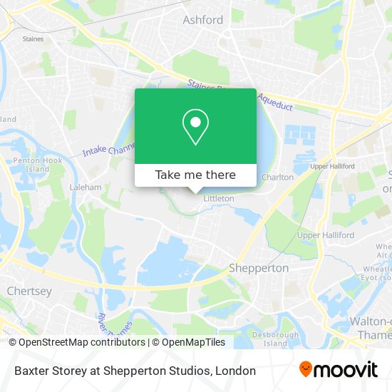 Baxter Storey at Shepperton Studios map