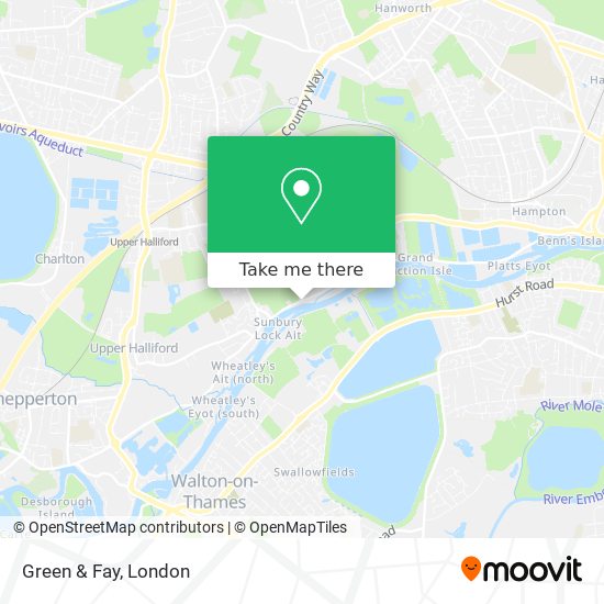 Green & Fay map