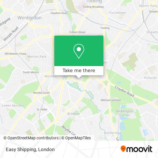 Easy Shipping map