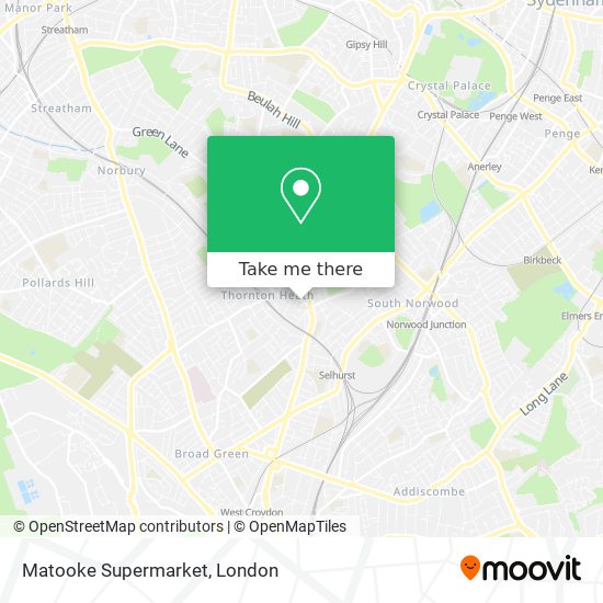 Matooke Supermarket map