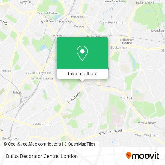 Dulux Decorator Centre map