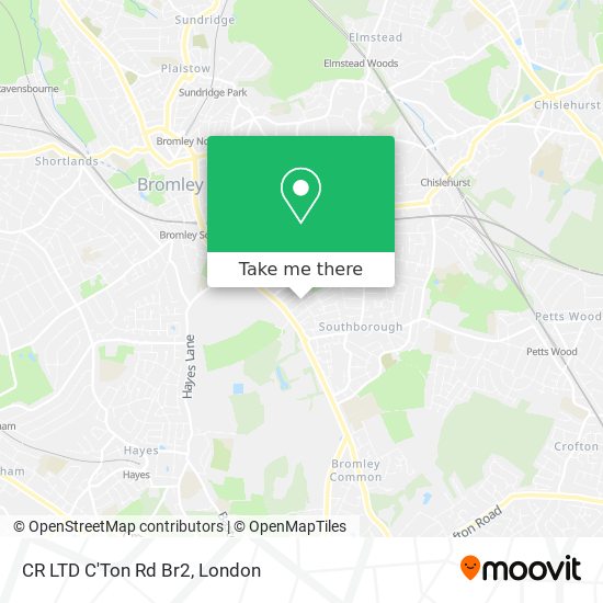 CR LTD C'Ton Rd Br2 map