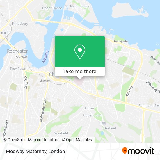 Medway Maternity map