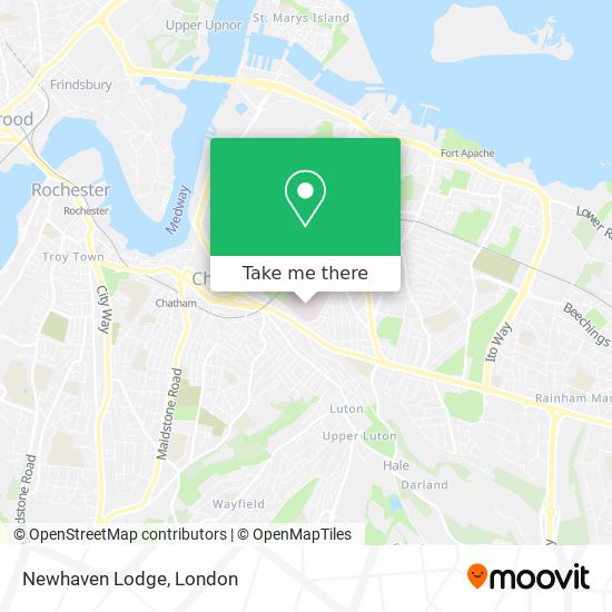 Newhaven Lodge map