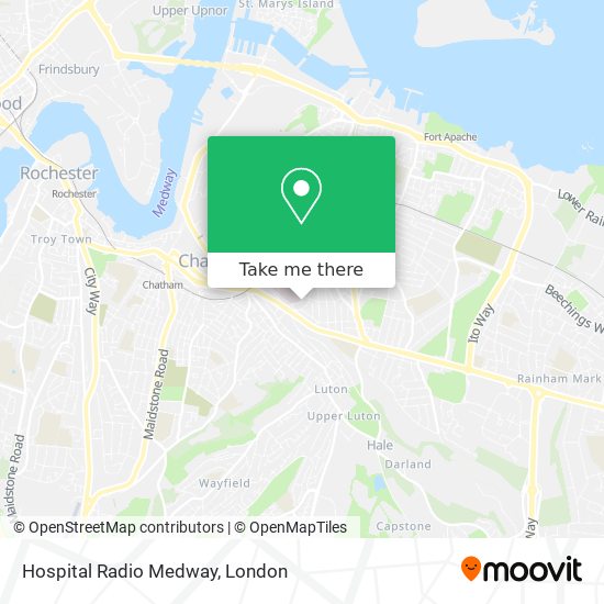 Hospital Radio Medway map