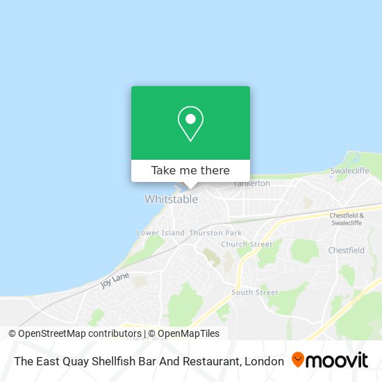 The East Quay Shellfish Bar And Restaurant map
