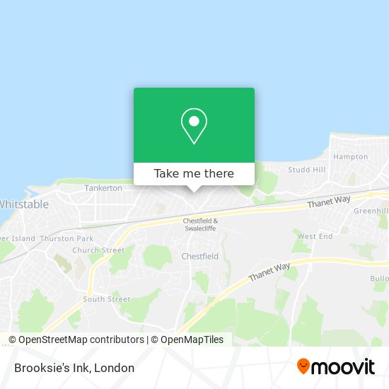 Brooksie's Ink map