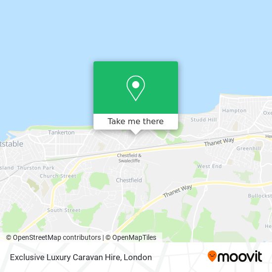 Exclusive Luxury Caravan Hire map