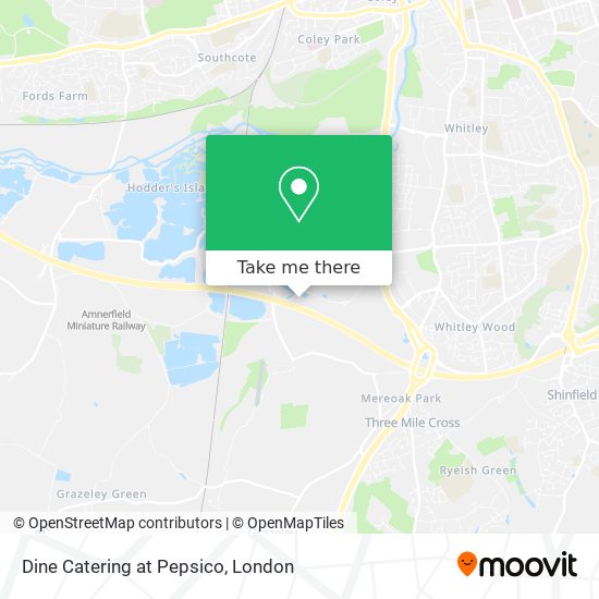 Dine Catering at Pepsico map