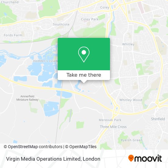Virgin Media Operations Limited map