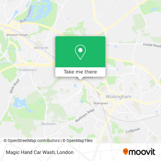 Magic Hand Car Wash map