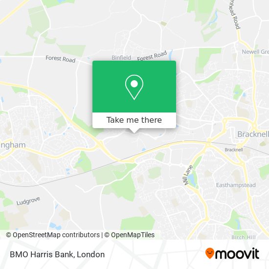 BMO Harris Bank map
