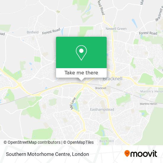 Southern Motorhome Centre map