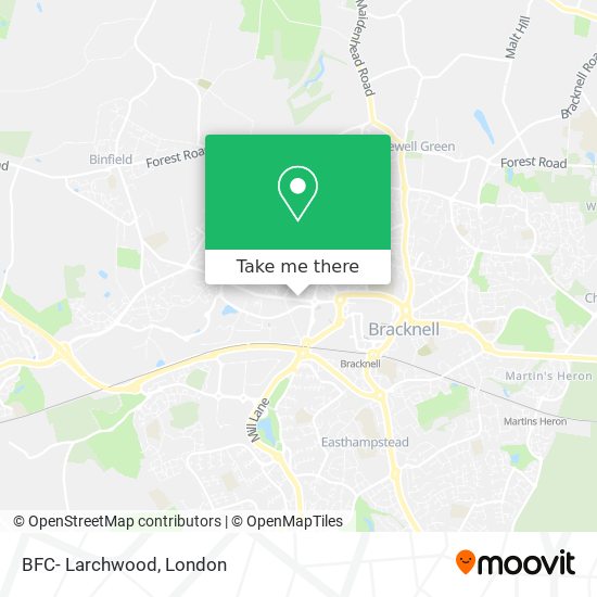 BFC- Larchwood map