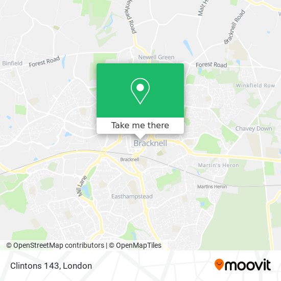 Clintons 143 map