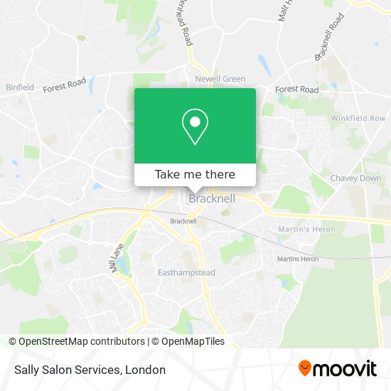 Sally Salon Services map