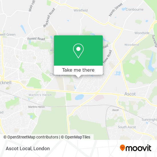 Ascot Local map