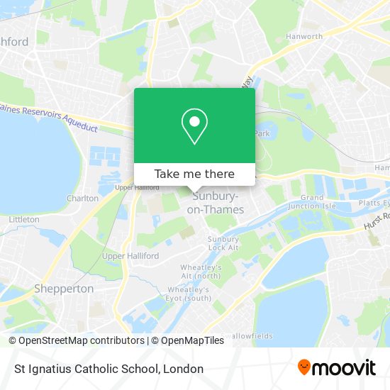 St Ignatius Catholic School map