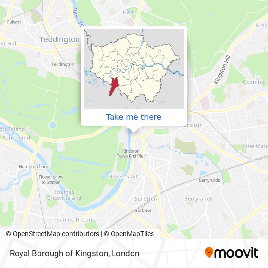 Royal Borough of Kingston map