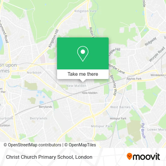 Christ Church Primary School map