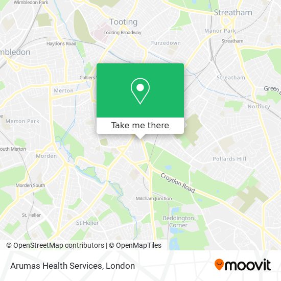 Arumas Health Services map