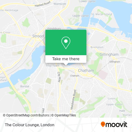 The Colour Lounge map