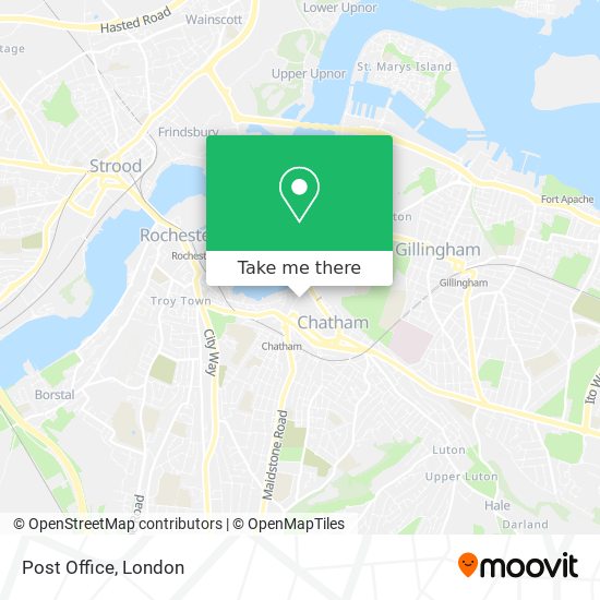 Post Office map