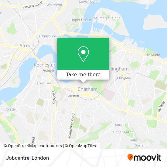 Jobcentre map