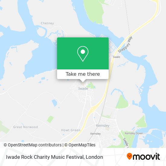 Iwade Rock Charity Music Festival map