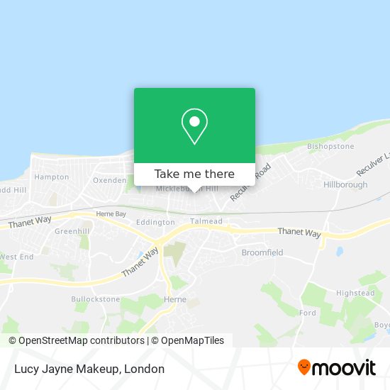 Lucy Jayne Makeup map