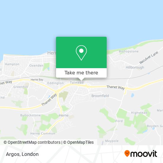 Argos map