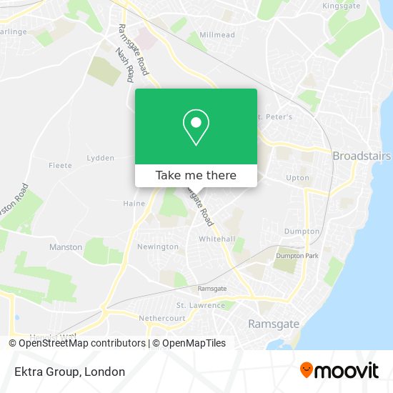 Ektra Group map