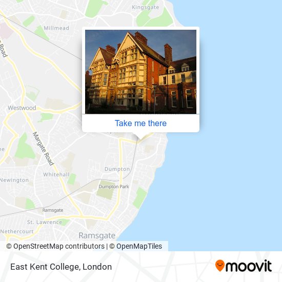 East Kent College map