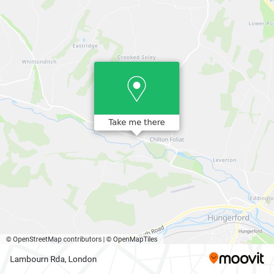 Lambourn Rda map