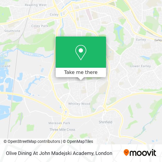 Olive Dining At John Madejski Academy map