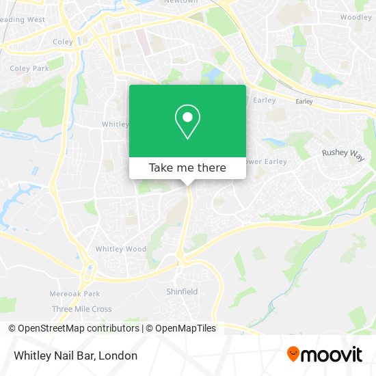 Whitley Nail Bar map
