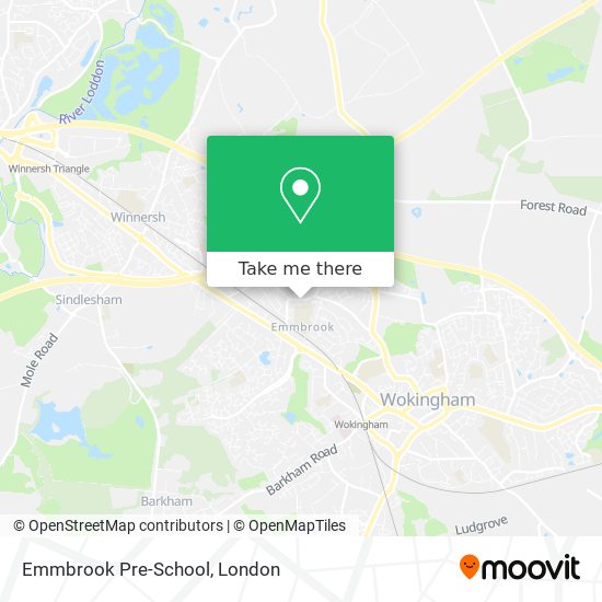 Emmbrook Pre-School map