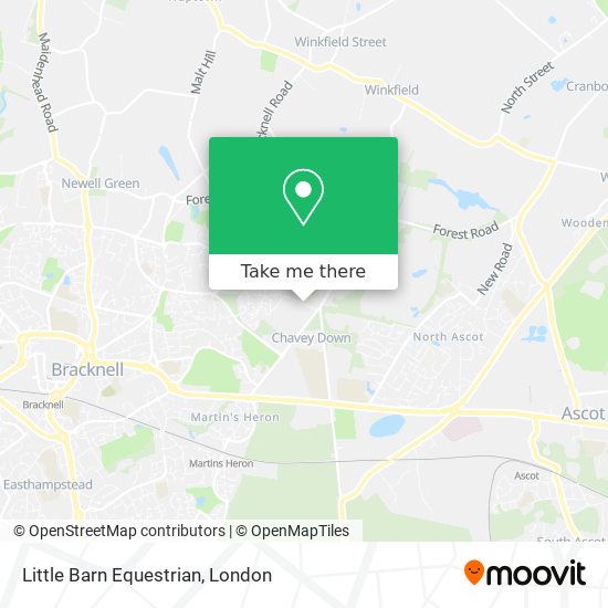 Little Barn Equestrian map
