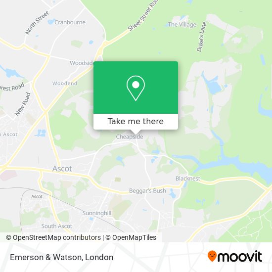Emerson & Watson map
