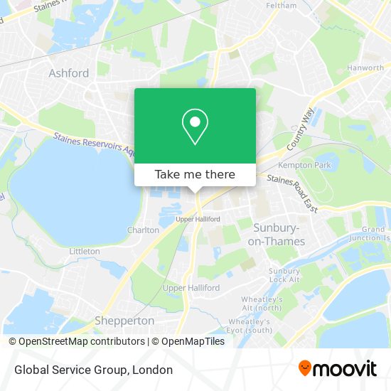 Global Service Group map