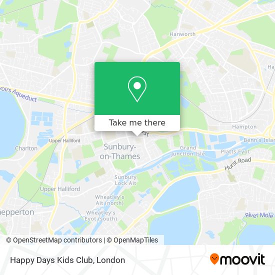 Happy Days Kids Club map