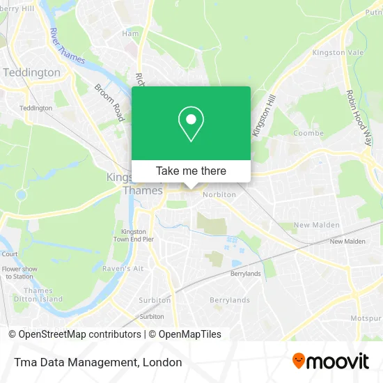 Tma Data Management map