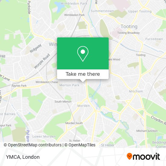 YMCA map