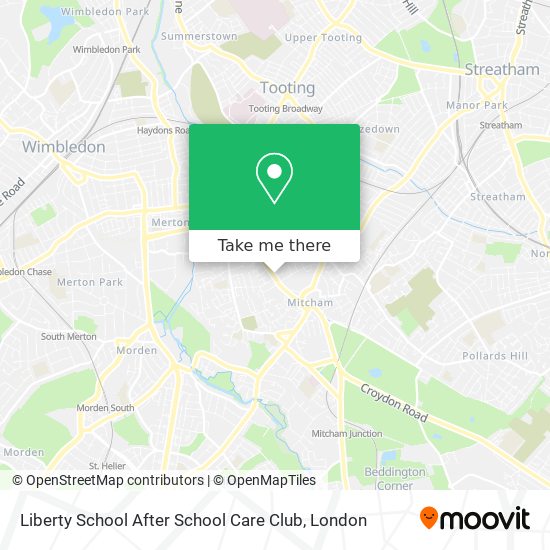 Liberty School After School Care Club map