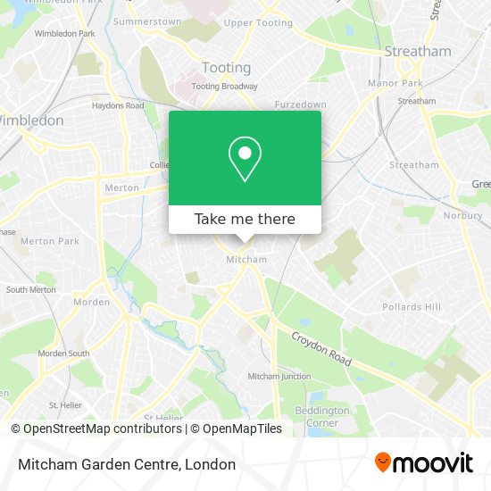 Mitcham Garden Centre map